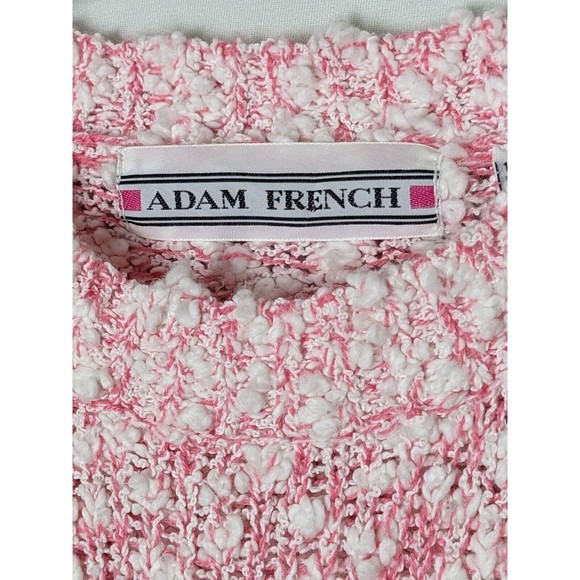 Vintage Chunky Knit Sweater Botanical Bikini Bottom Flor Pattern Womens Sz Large - Picture 5 of 14